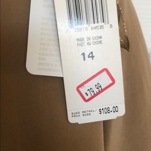 NWT Tan Blazer and Skirt Business Suit - Picture 8 of 8